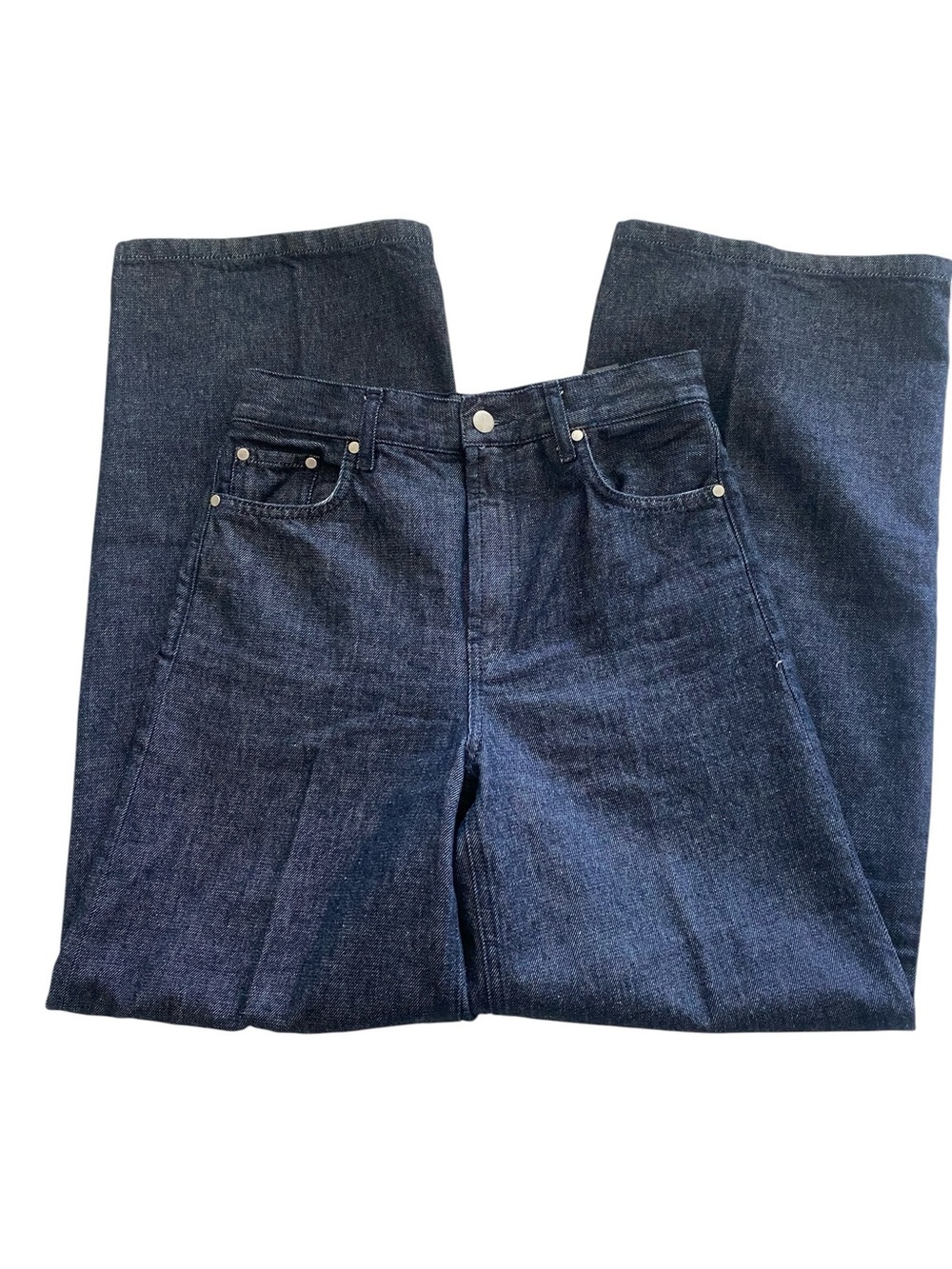 Zara Dark Blue Denim Jeans with Light Blue Pocket Lining